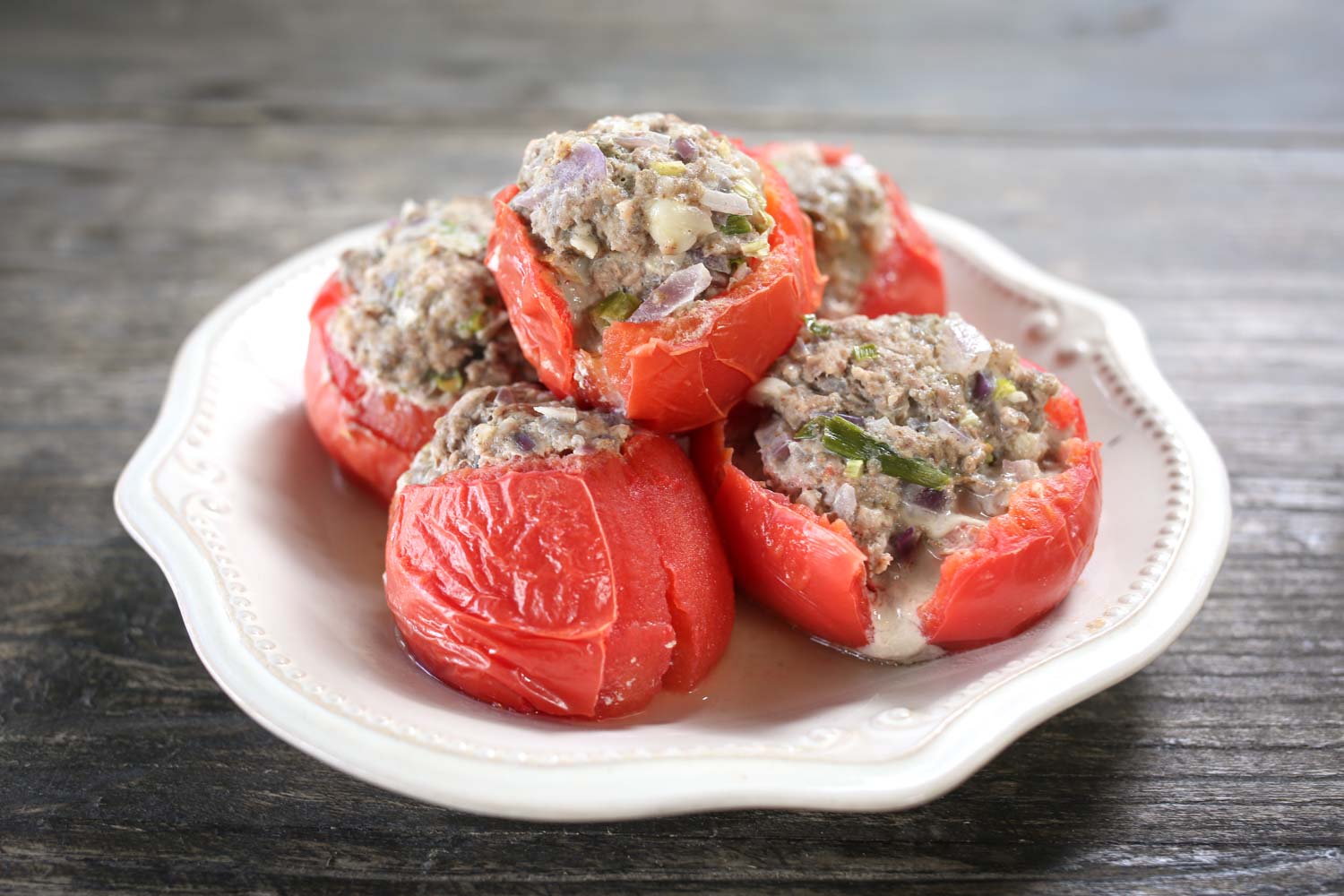 Stuffed Tomatoes with Pork Recipe