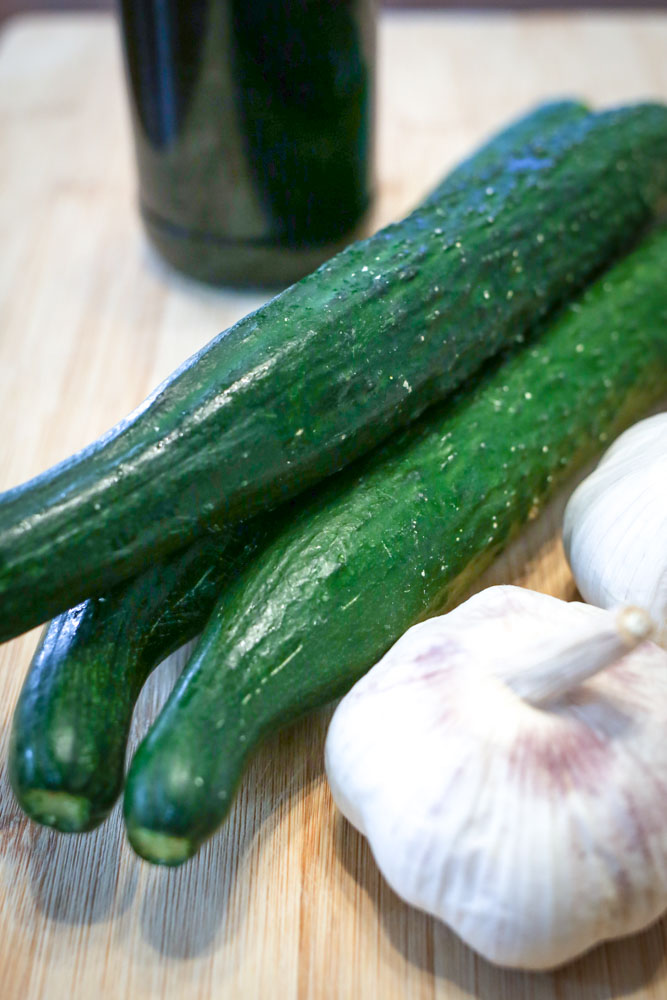 Chinese Cold Cucumber Recipe Ingredients