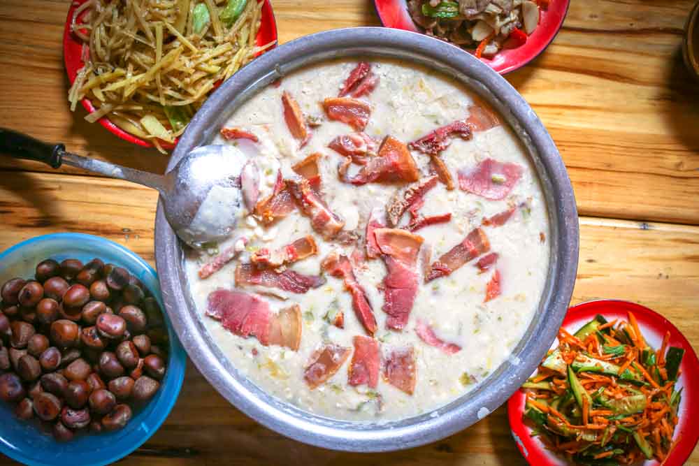 Shangrila Yunnan China Multi Day Trip Cured Pork Stew
