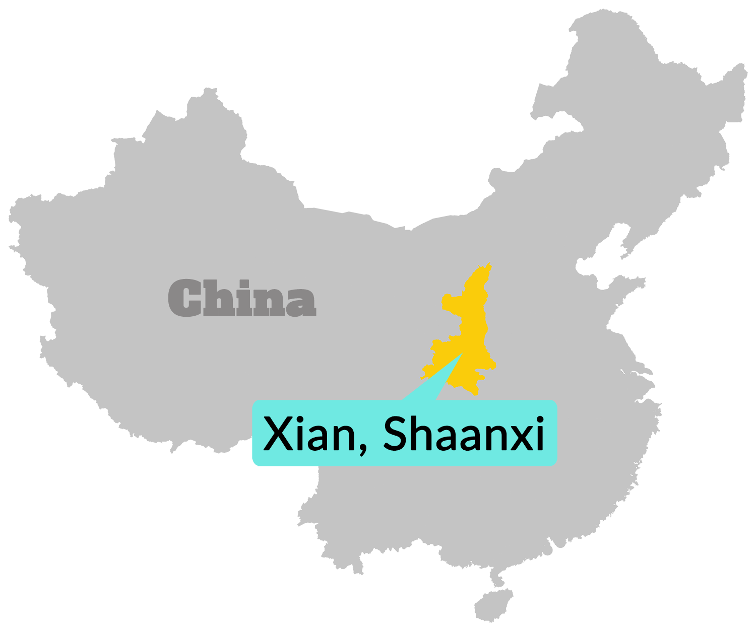 Xian Shaanxi Map