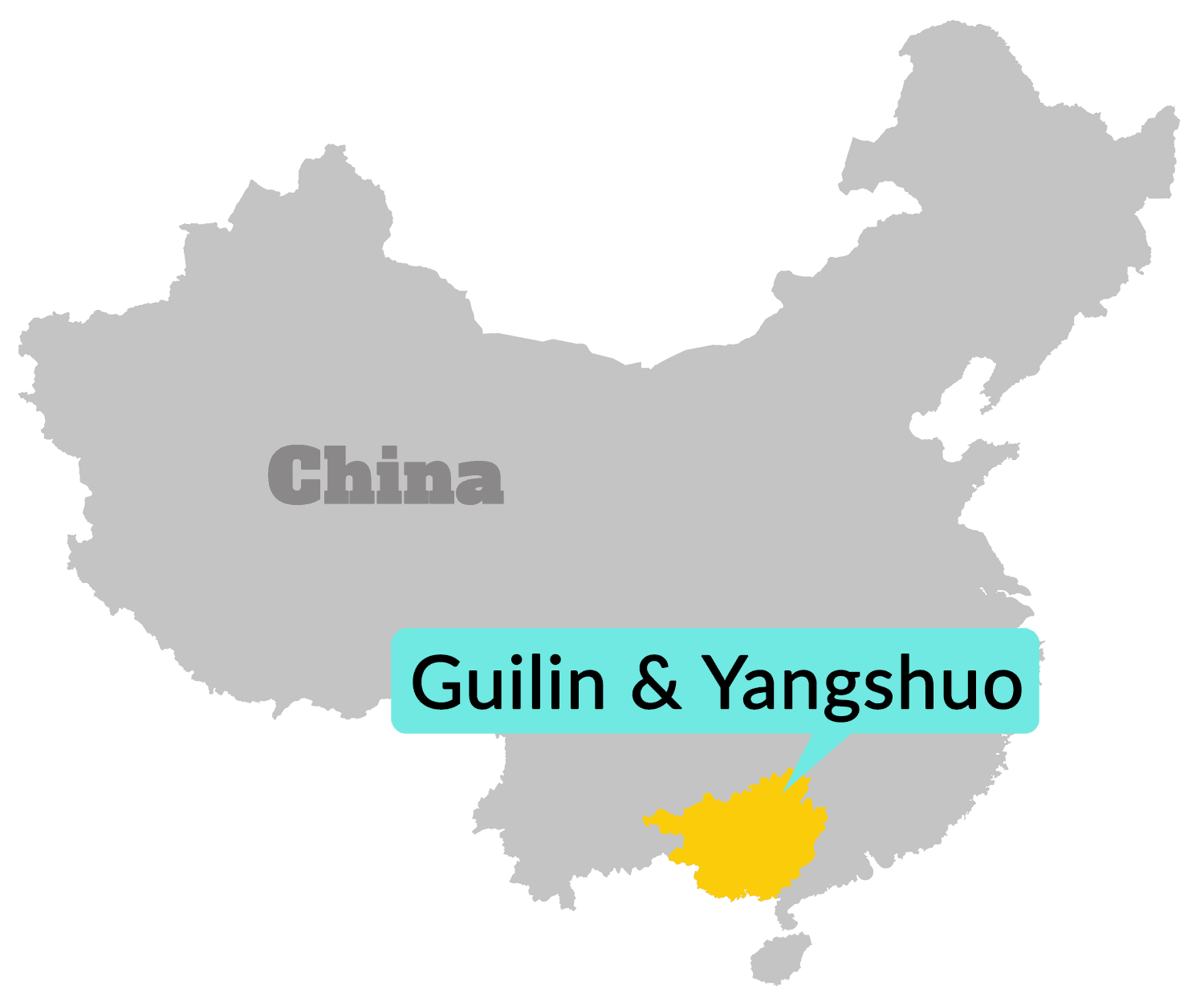Guilin Guanxi Map