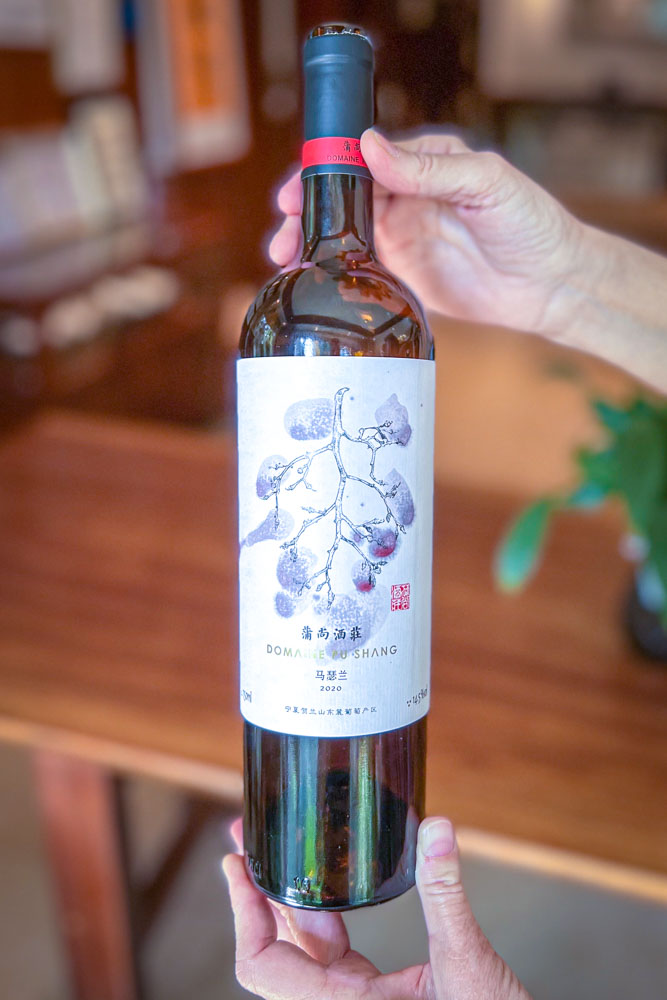 Wine Taste Through China's Wine Region of Ningxia Pushang Bottle