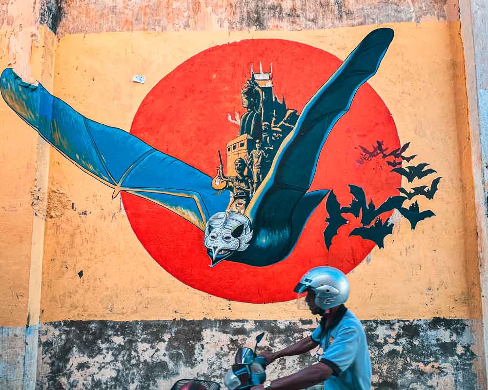 Cambodia Multi-Day Trip 5 Bird Street Art