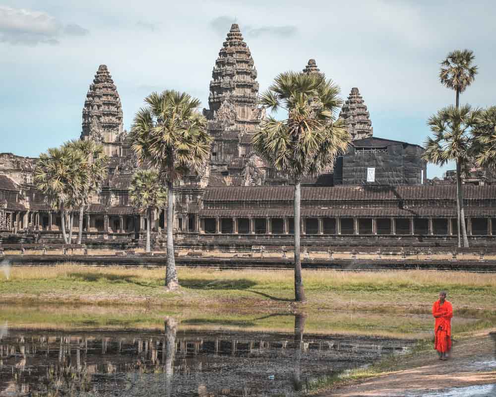 Cambodia Multi-Day Trip 7 Angkor Wat Monk