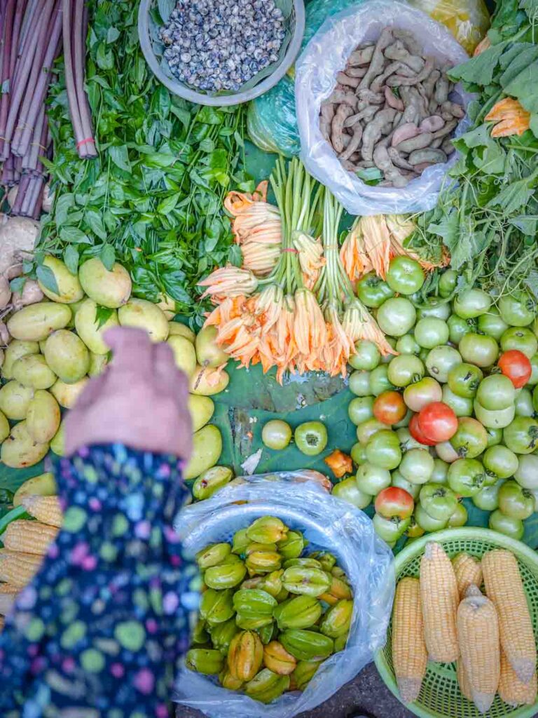 Assorted market vegetables