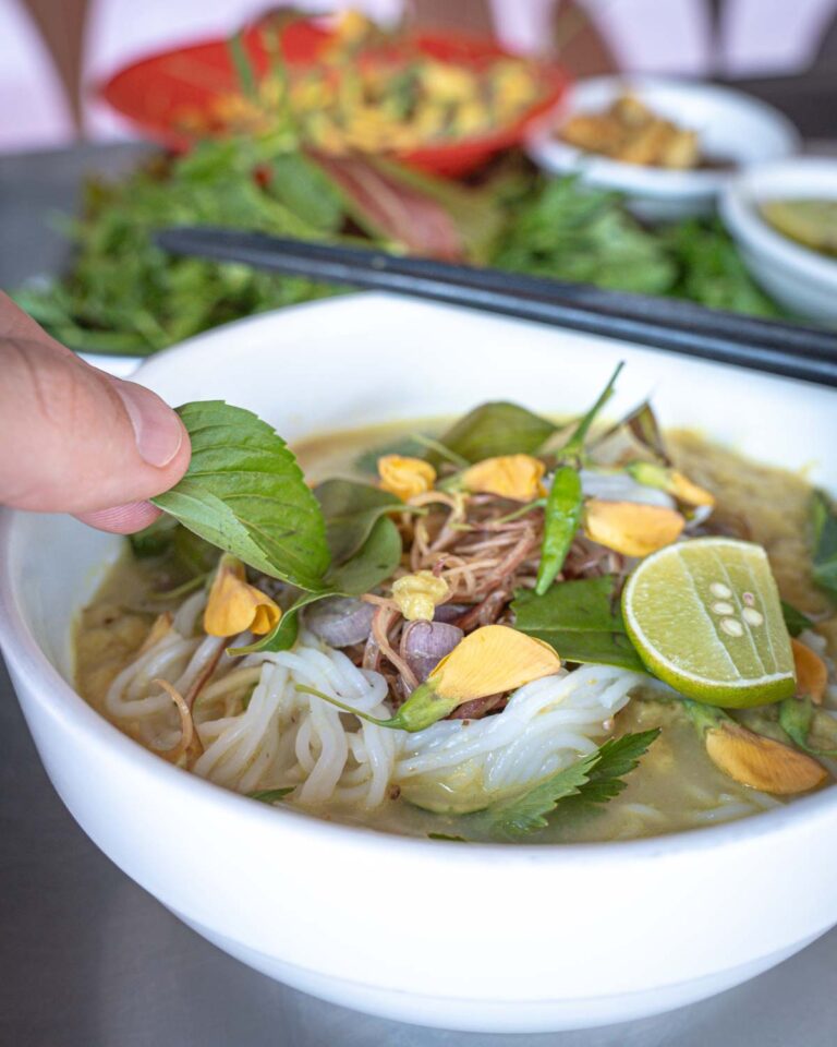 Cambodian curry noodles