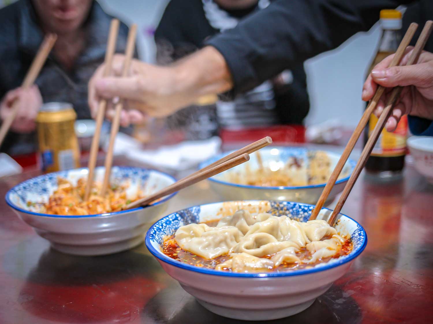 Chengdu Evening Food Tour Eat Dumplings