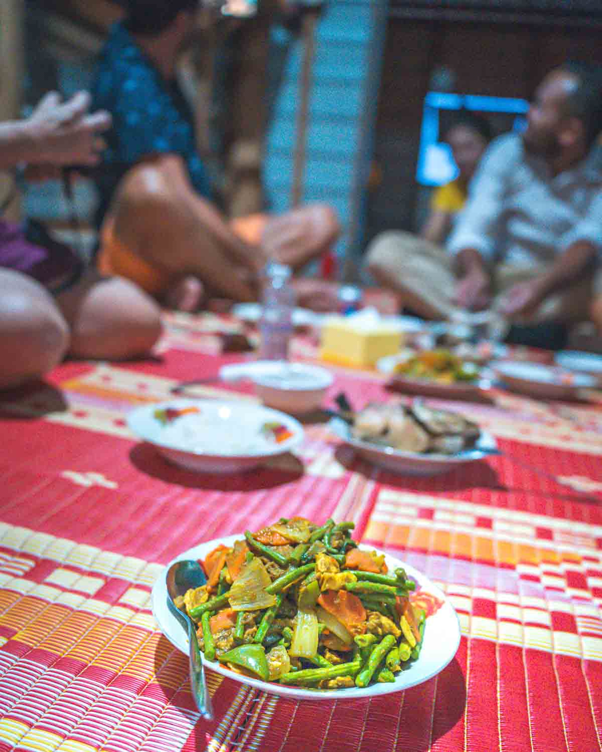 Siem Reap Full-Day Temples & Food Tour Villate Meal