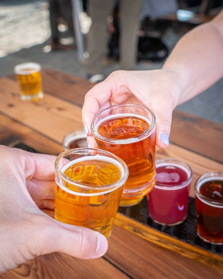 Portland craft beer cheers