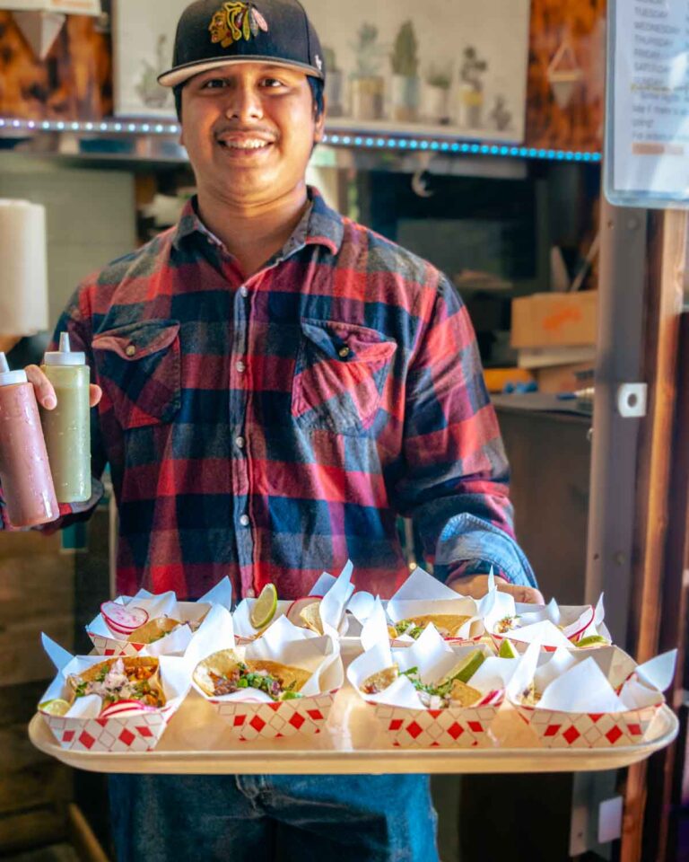 Portland food cart vendor