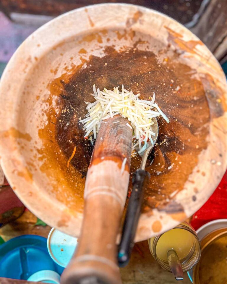 Bangkok Food Tour by Tuktuk Papaya Salad