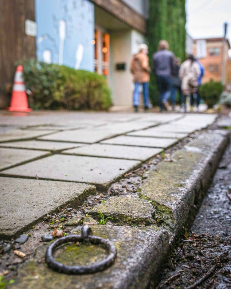 Portland street curb