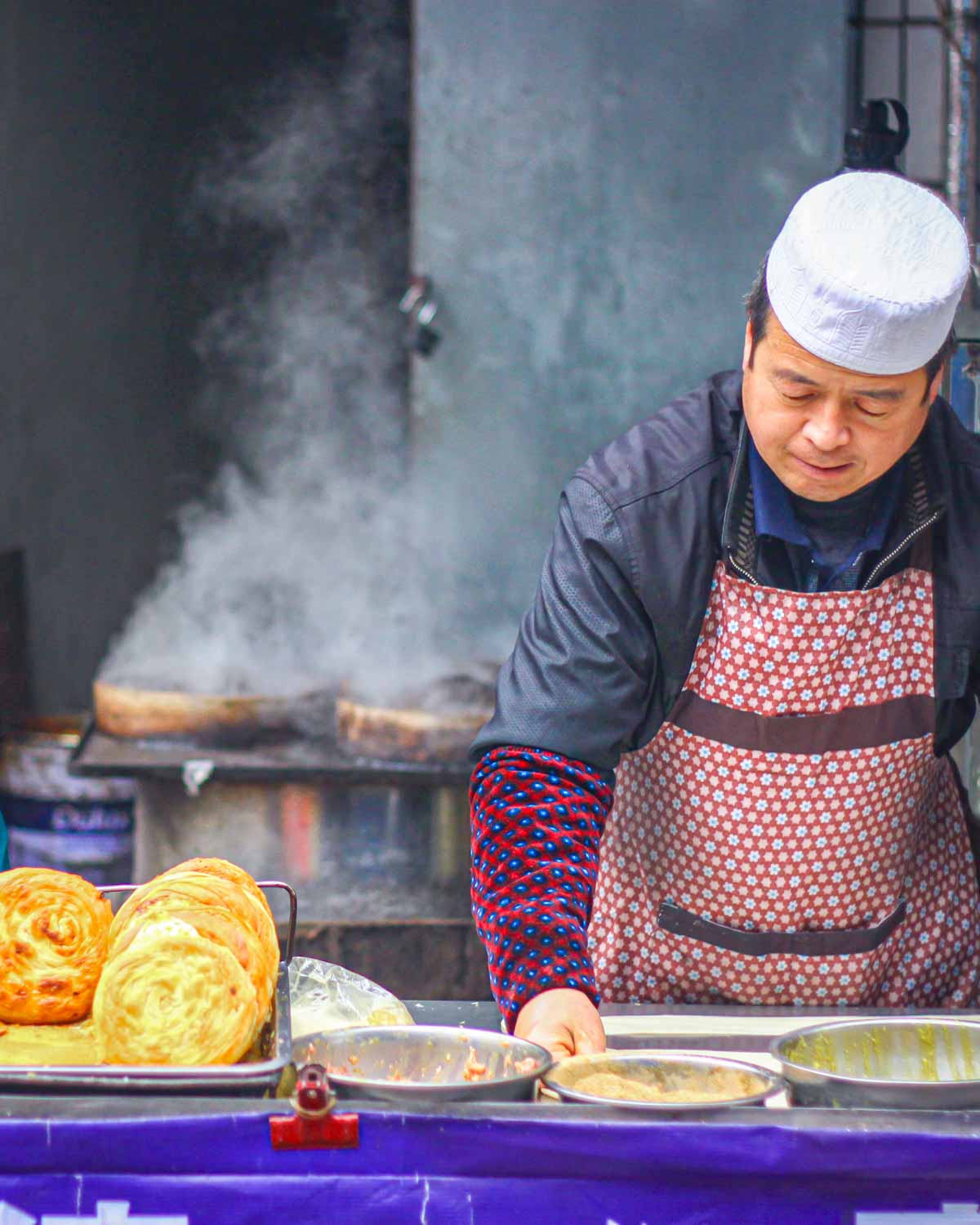Xian Morning Market & Breakfast Food Tour Vendor