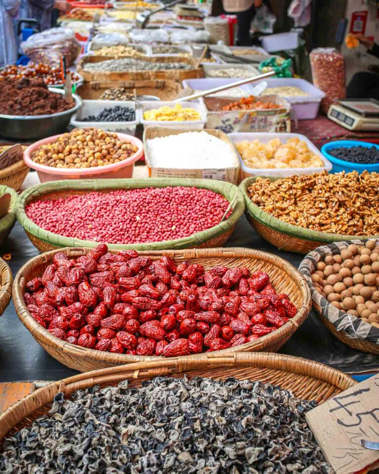 Xian market spices