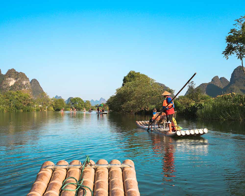 Gulin Multiday Trip Bamboo Rafting