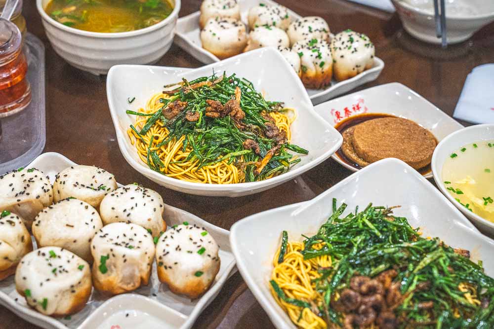 Shanghai Noodles and Potstickers