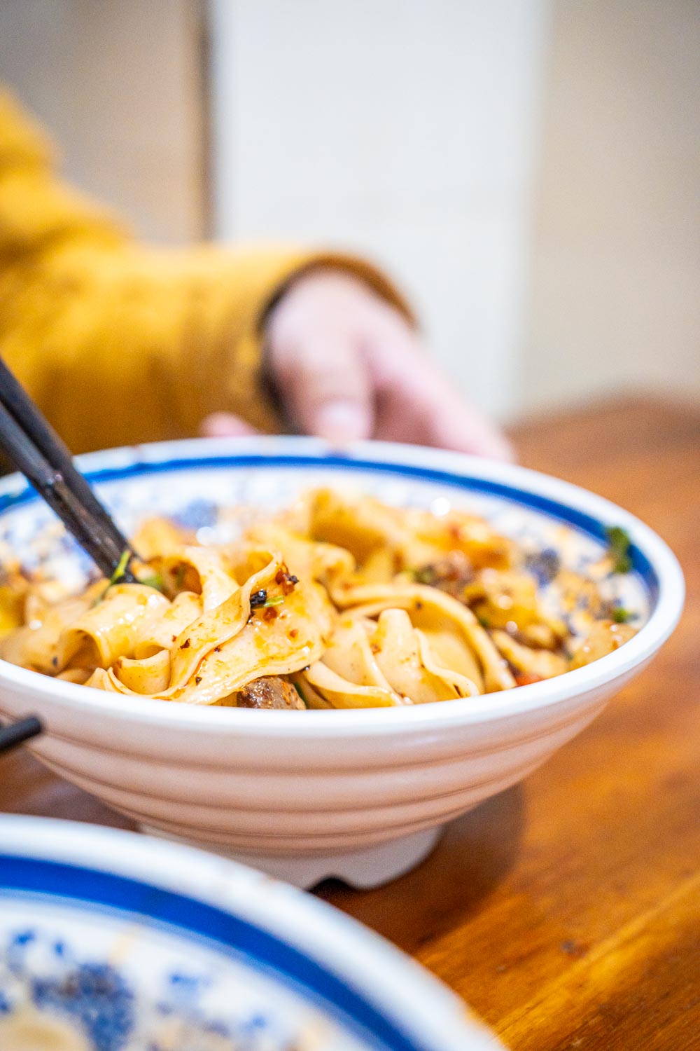 Bowl of biangbiang noodles