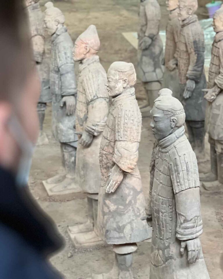 View of the Terracotta Warriors