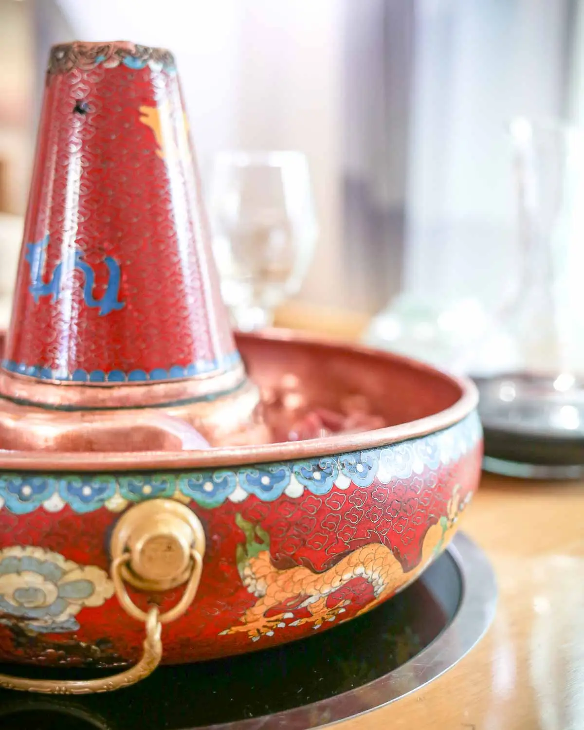 Hotpot with wine