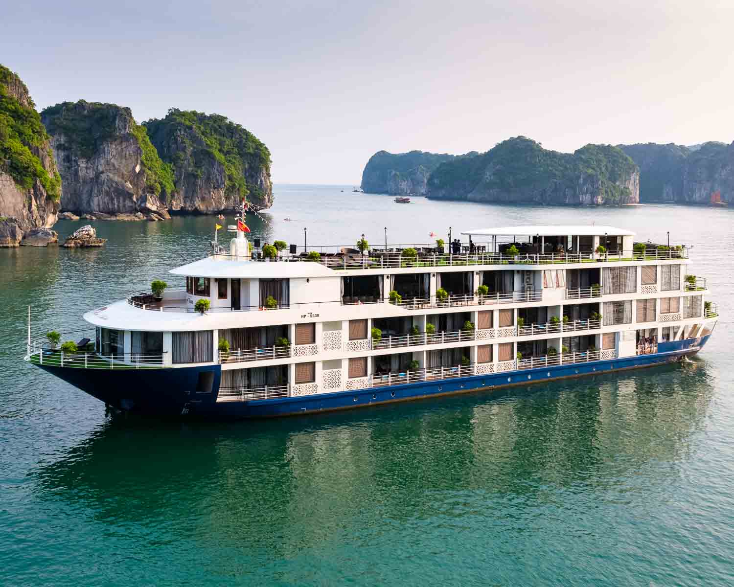 Cruise boat in Halong Bay