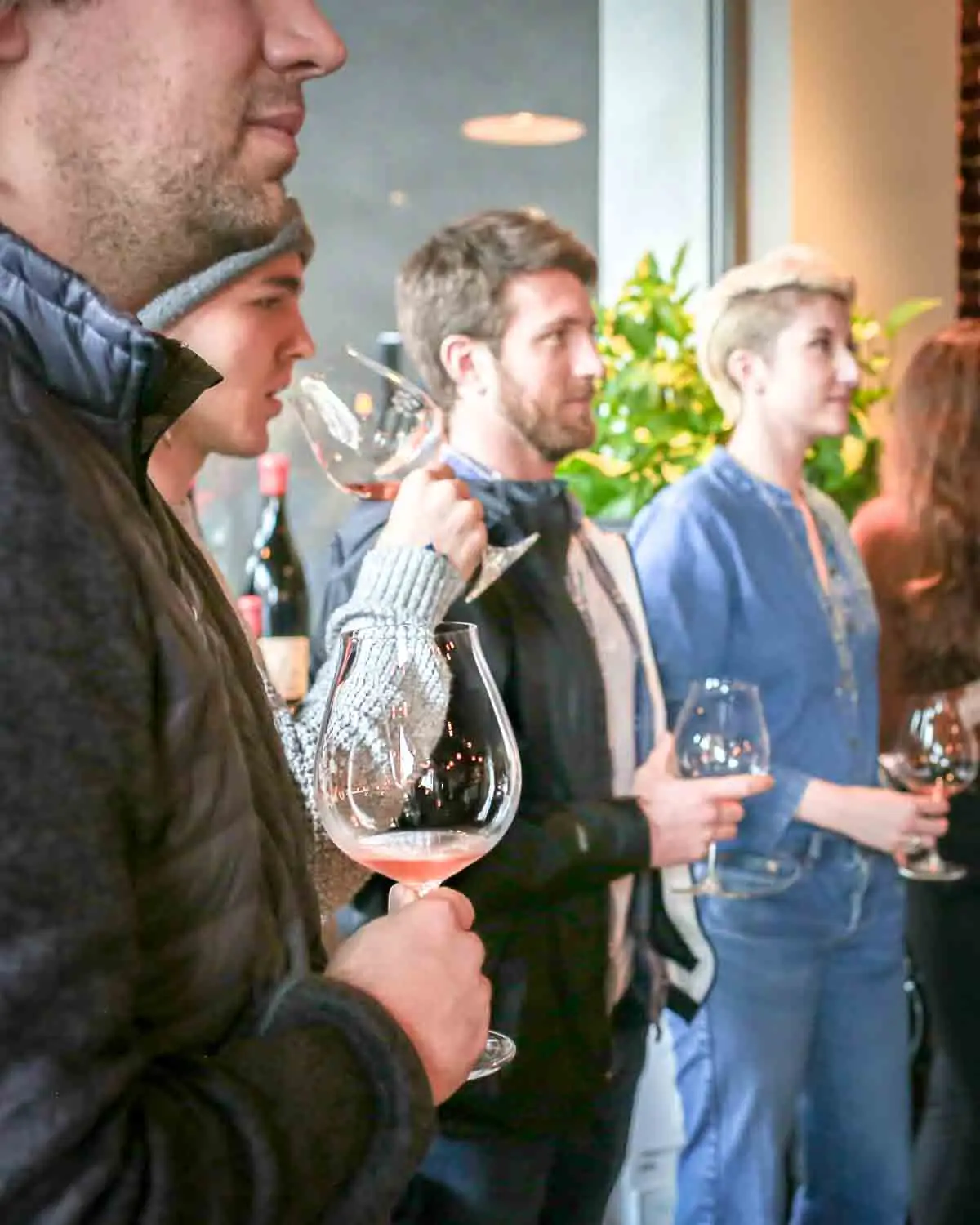 Wine tasting group