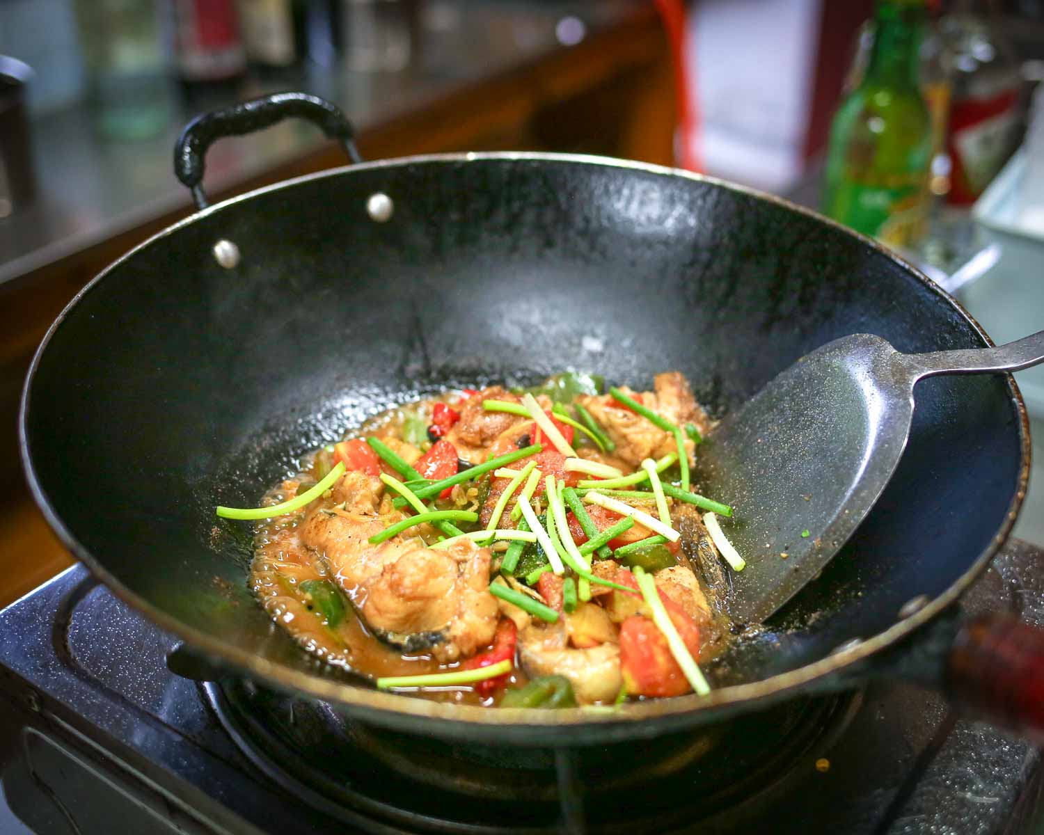 Cooking class wok