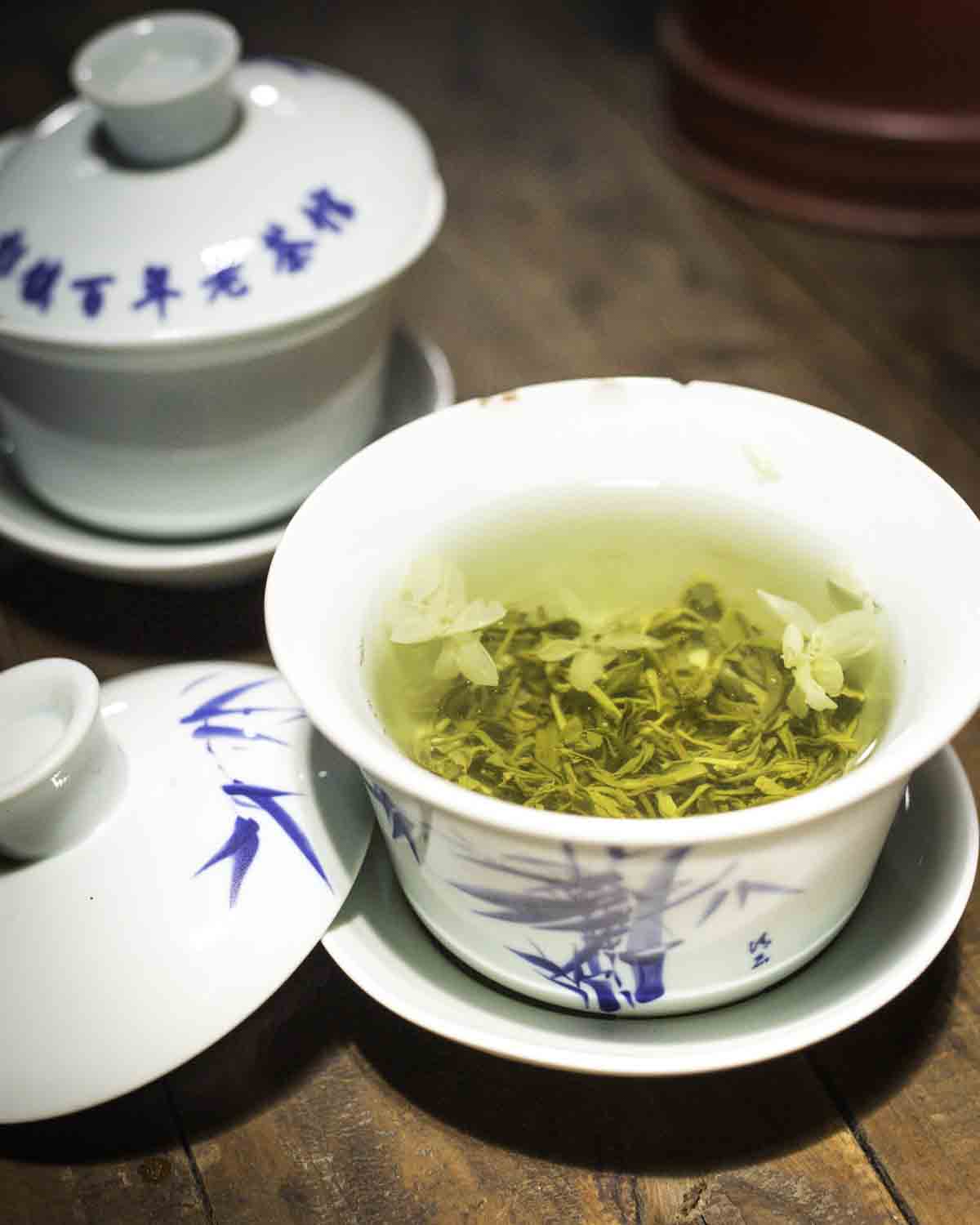 Tea in Traditional Teacup