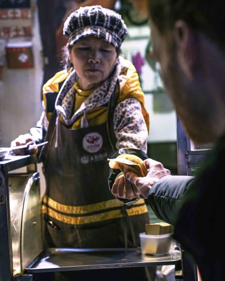 Street Pancake Vendor