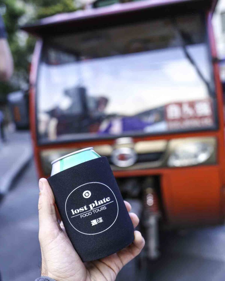 Lost Plate Tuktuk and Beer Coozie