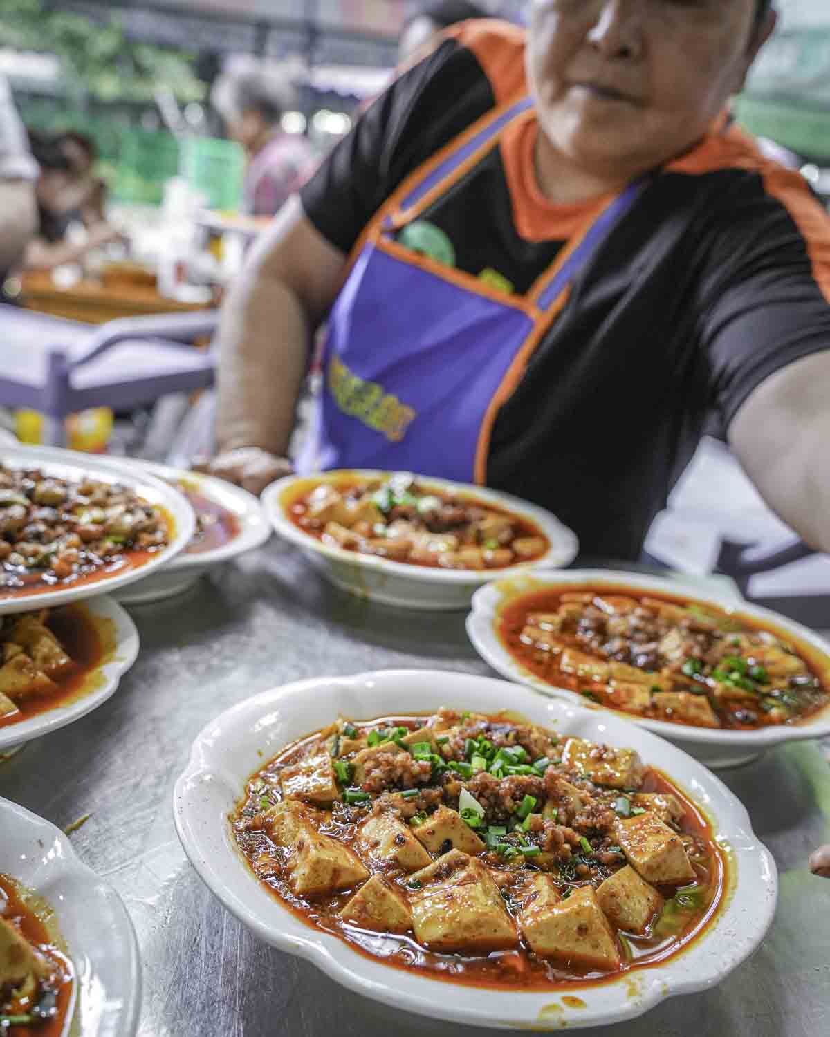 Bowls of Mapo Tofu