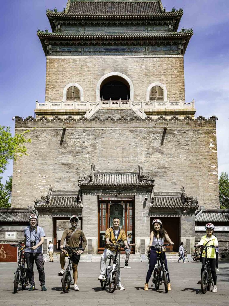 Ebike riders in the hutongs