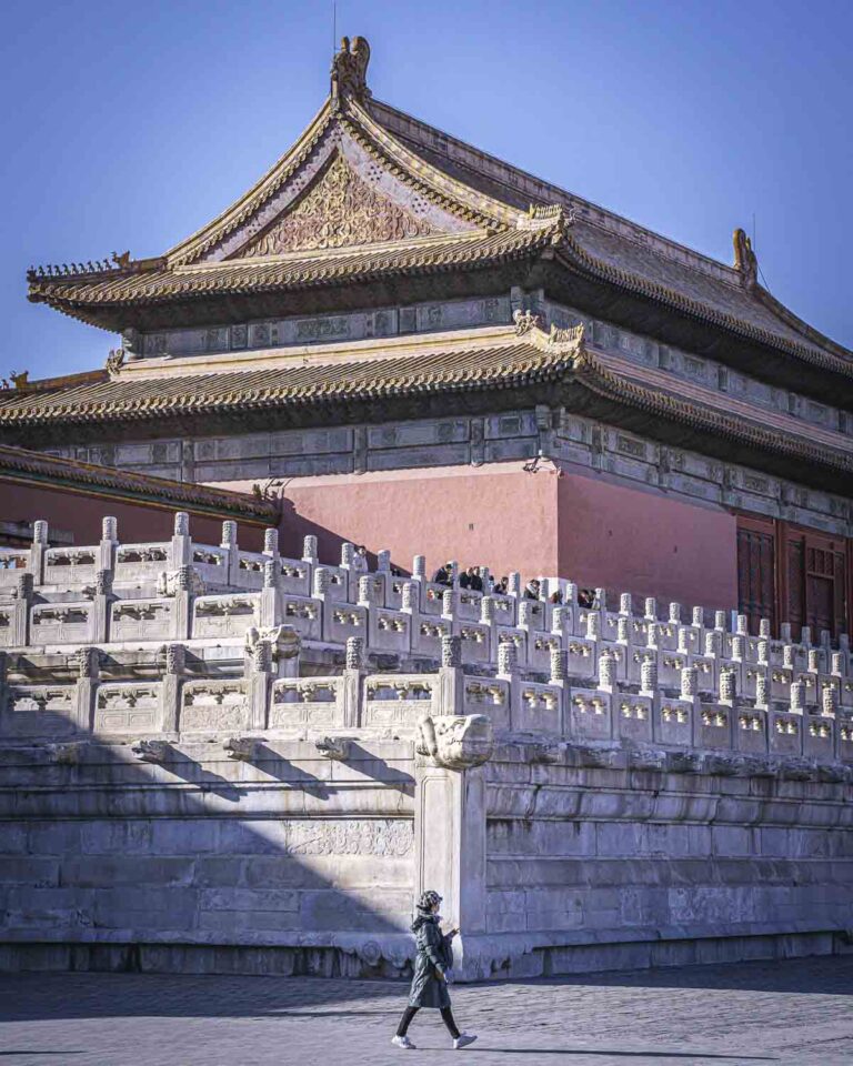 Walking through Forbidden City