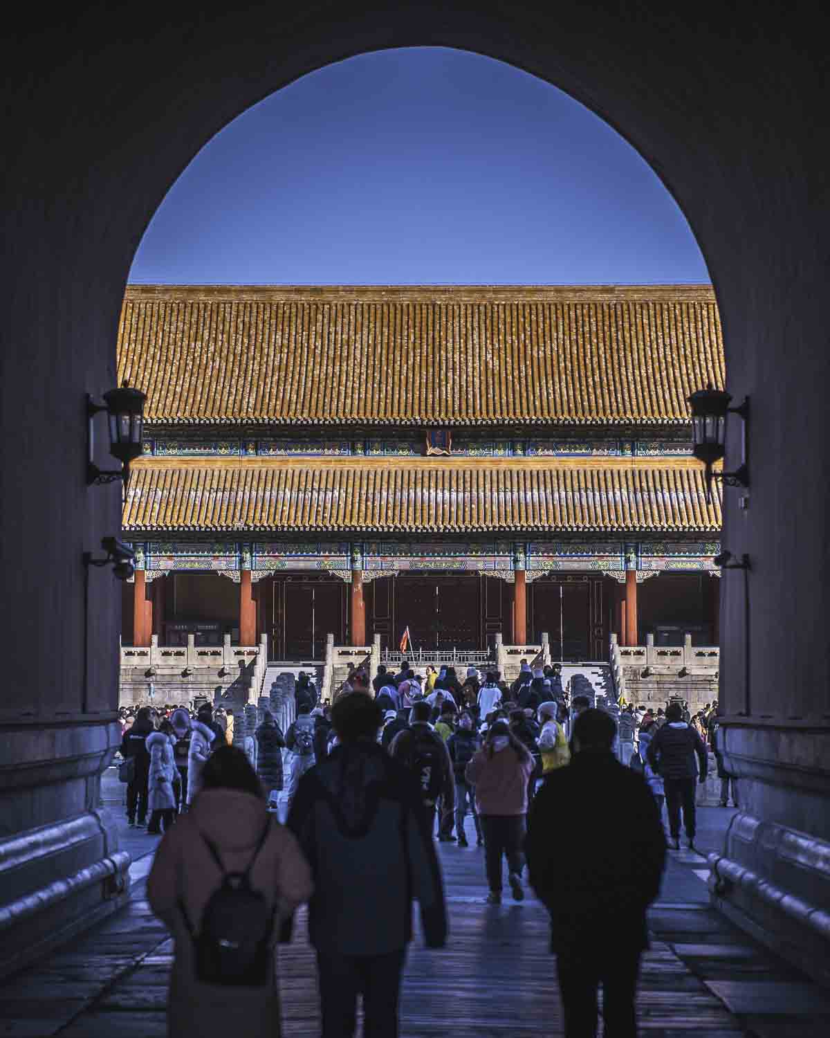 Walking into Forbidden City