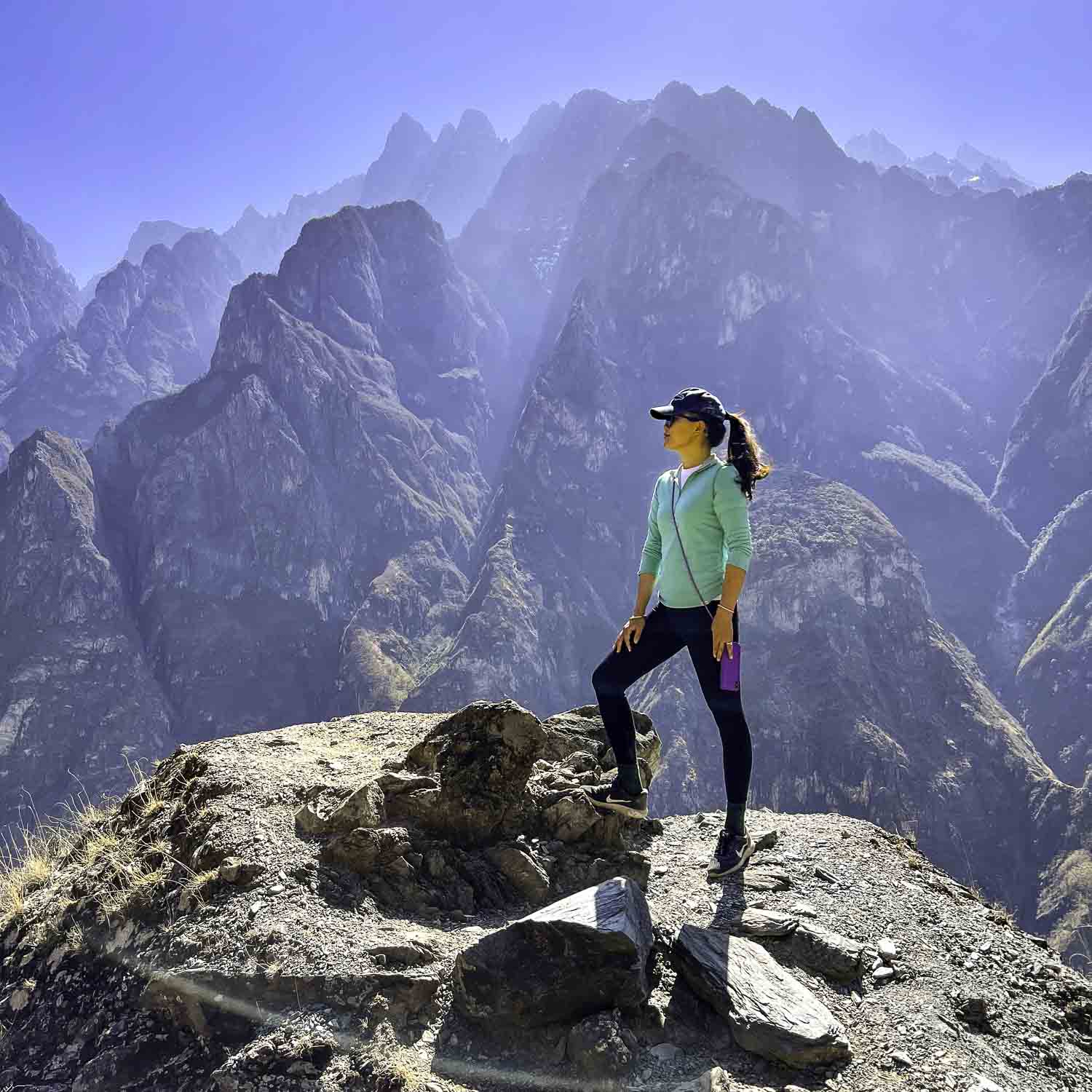 Lost Plate founder hiking Tiger Leaping Gorge