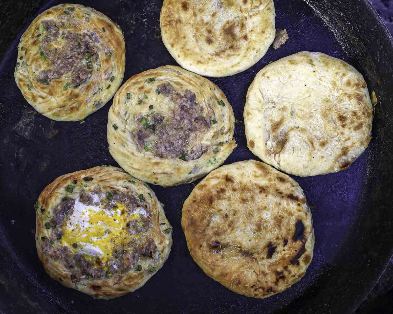 Xizhou Baba baking in oven