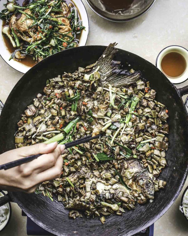Giant fish dish